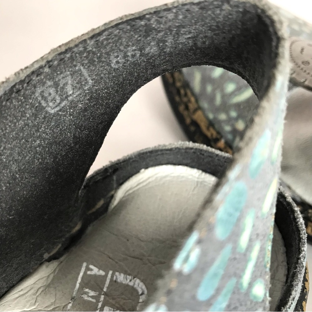 Rieker Regina Closed Toe Sandal Slingback Rainbow Pebbled (37/ 6-6.5) - Picture 8 of 12